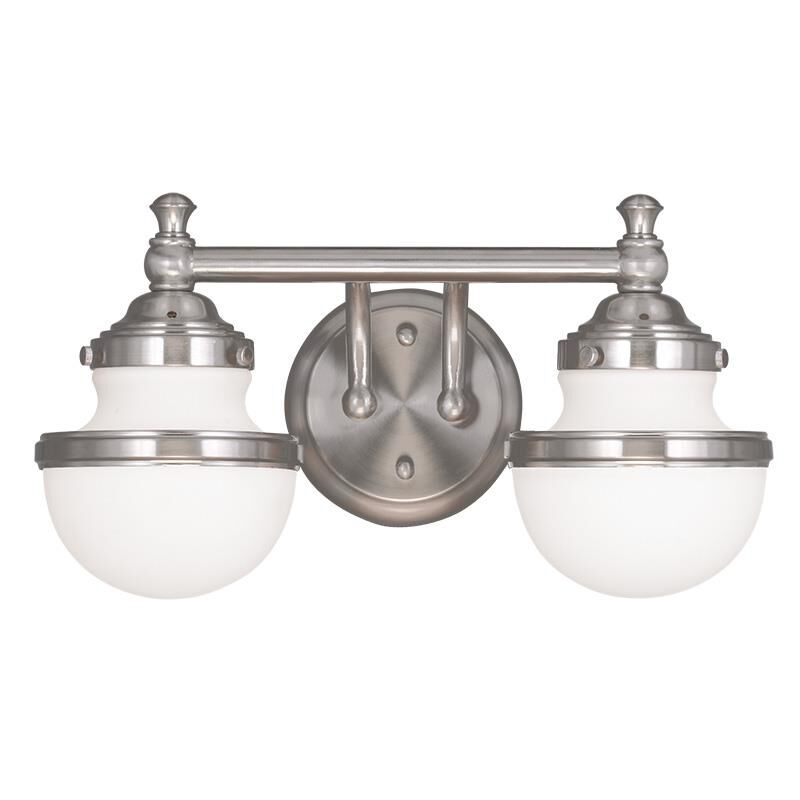 Oldwick 15 Inch 2 Light Bath Vanity Light by Livex Lighting